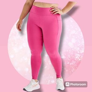 NWT ⅞ Length Nice Weight for Year Round 2X High Waisted Leggings 2 Side Pockets